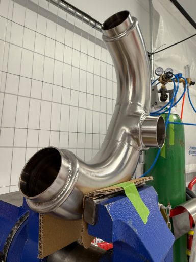 Heated 3 way branch - welding / polishing